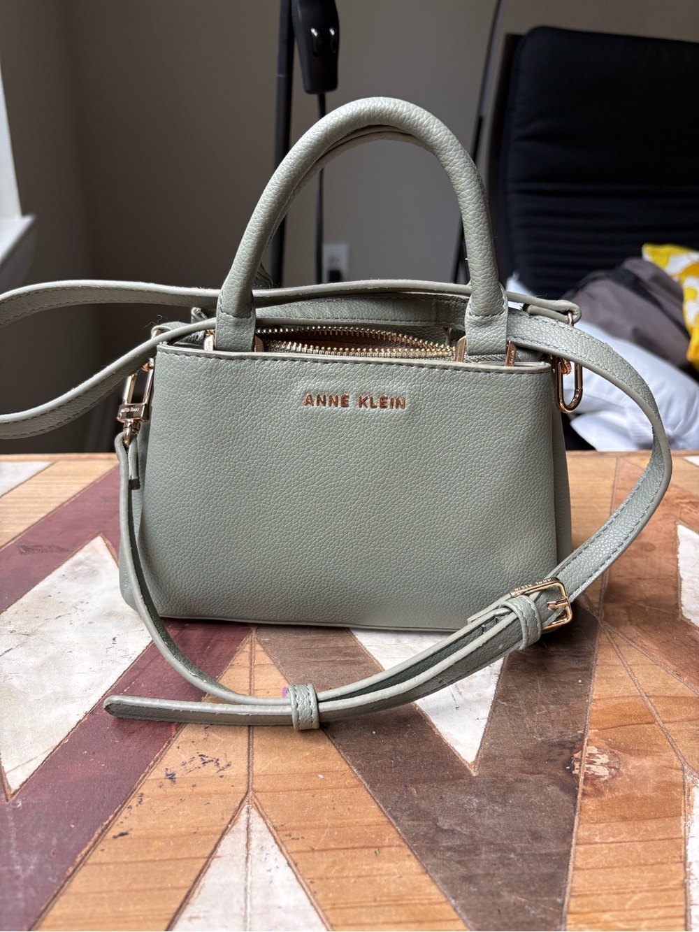 Anne Klein Sage Green Crossbody/Handbag